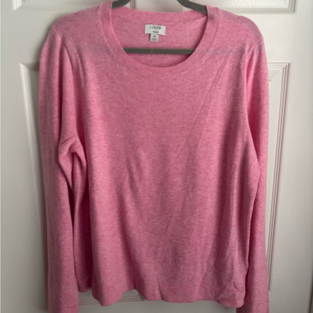J.Crew Teddie Pink Knit Top